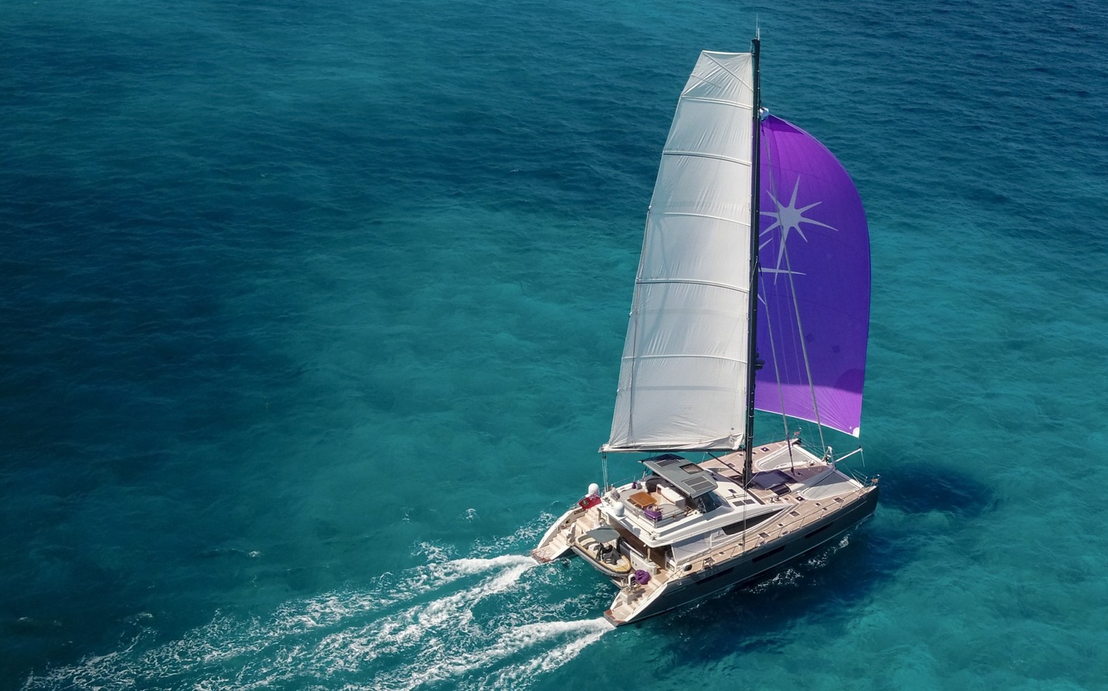 Illustrative catamaran